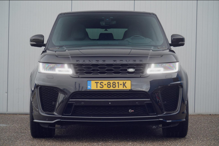 Land Rover Range Rover Sport 5.0 V8 SC SVR / Carbon / 575 pk / Head-Up / Meridian / Camera / Luchtvering