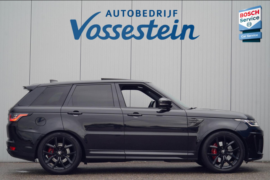 Land Rover Range Rover Sport 5.0 V8 SC SVR / Carbon / 575 pk / Head-Up / Meridian / Camera / Luchtvering