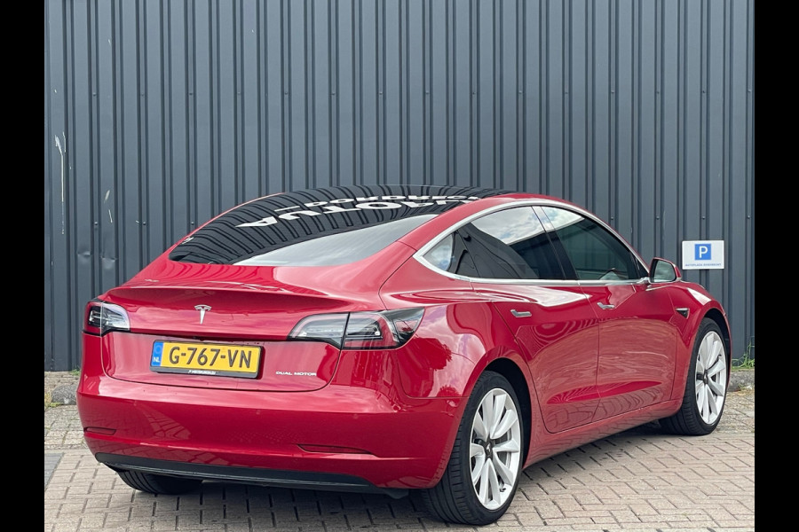Tesla Model 3 Long Range AWD 75 kWh|SOH87%|Pano|Cam|Stoelverw|