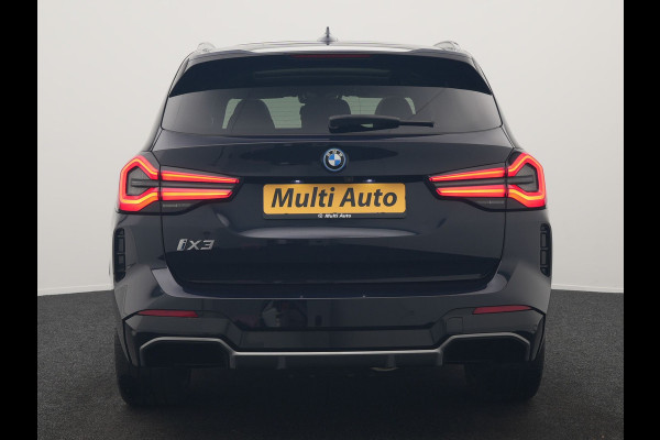 BMW iX3 M Sport High Executive 80 kWh 286pk Dealer O.H. SOH 95% | Trekhaak Af Fabriek | Panodak | Head Up | 360 Camera | Harman / Kardon | Lederen Sportstoelen Memory & Verwarmd | Keyless | Blis | Sfeerverlichting | 20"L.M | Adaptive LED |