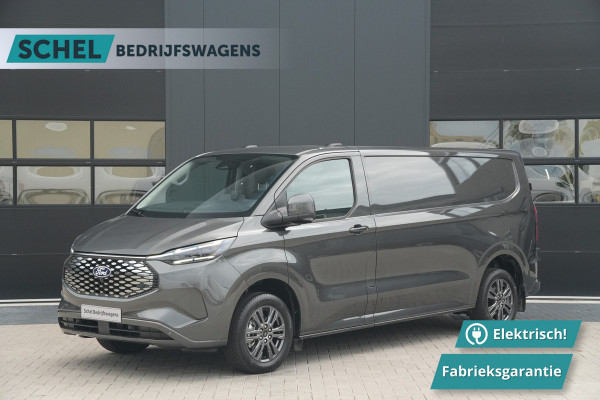 Ford E-Transit Custom 340 L2H1 Limited 71 kWh 218pk - AGR Bestuurdersstoel - Trekhaak - ACC - B&O - Navi - Stoel/Stuurverwarming - 360 Camera - Blinds
