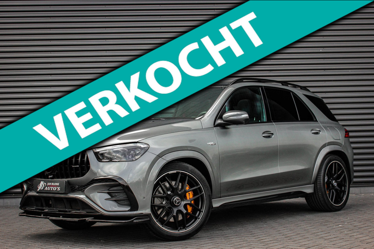 Mercedes-Benz GLE AMG 53 Hybrid 4MATIC+ NIGHT EDITION / LUCHTVERING / TREKHAAK / BURMESTER / FULL / DEALER AUTO/ CARBON