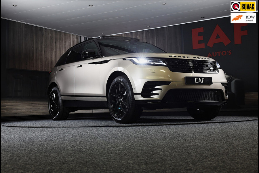 Land Rover Range Rover Velar 3.0 P400 AWD Dynamic SE MHEV / Batumi Gold / Acc / Lane Assist / Dode Hoek / 360 Camera / Leder /Pano