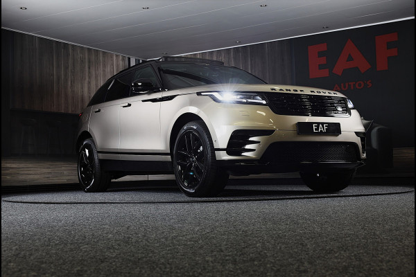 Land Rover Range Rover Velar 3.0 P400 AWD Dynamic SE MHEV / Batumi Gold / Acc / Lane Assist / Dode Hoek / 360 Camera / Leder /Pano