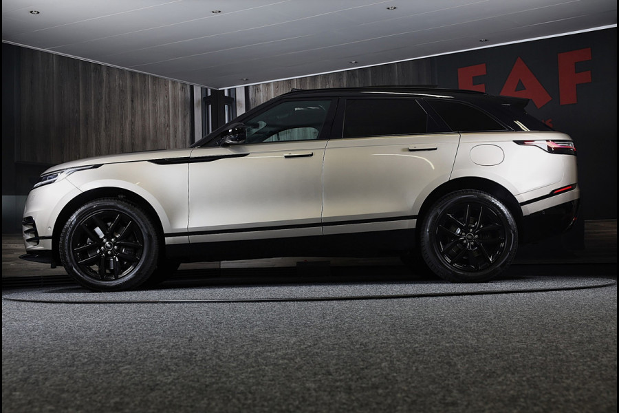 Land Rover Range Rover Velar 3.0 P400 AWD Dynamic SE MHEV / Batumi Gold / Acc / Lane Assist / Dode Hoek / 360 Camera / Leder /Pano