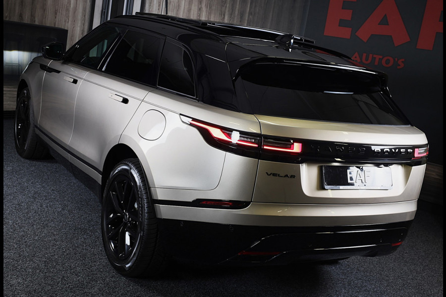 Land Rover Range Rover Velar 3.0 P400 AWD Dynamic SE MHEV / Batumi Gold / Acc / Lane Assist / Dode Hoek / 360 Camera / Leder /Pano