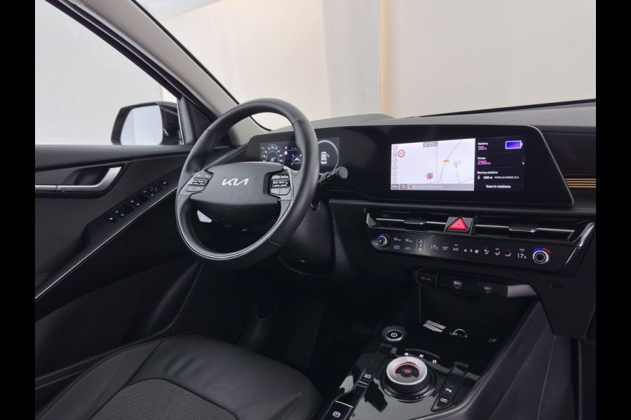 Kia Niro EV DynamicLine 64.8 kWh [3-Fase-11kW] {SoH-96%} (INCL-BTW) Aut. *LEATHER-FABRIC | ADAPTIVE-CRUISE | DIGI-COCKPIT | KEYLESS | CAMERA | DAB | COMFORTSEATS | SHIFTPADDLES | ECC | PDC | CARPLAY | AMBIENT-LIGHT | 17''ALU*