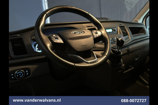 Ford Transit 2.0 TDCI 130pk Bakwagen Laadklep Euro6 Airco | 1040kg laadvermogen | Cruisecontrol | Verwarmde voorruit Bijrijdersbank