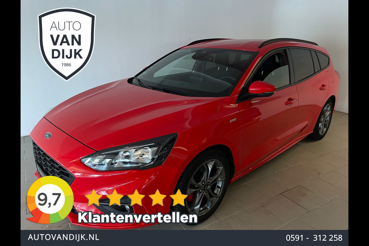 Ford FOCUS Wagon 1.0 EcoBoost Hybrid ST Line X Business AIRCO CLIMA NAVI CRUISE BLUETOOTH B&O ELEK KLEP VELGEN ZEER NETTE AUTO
