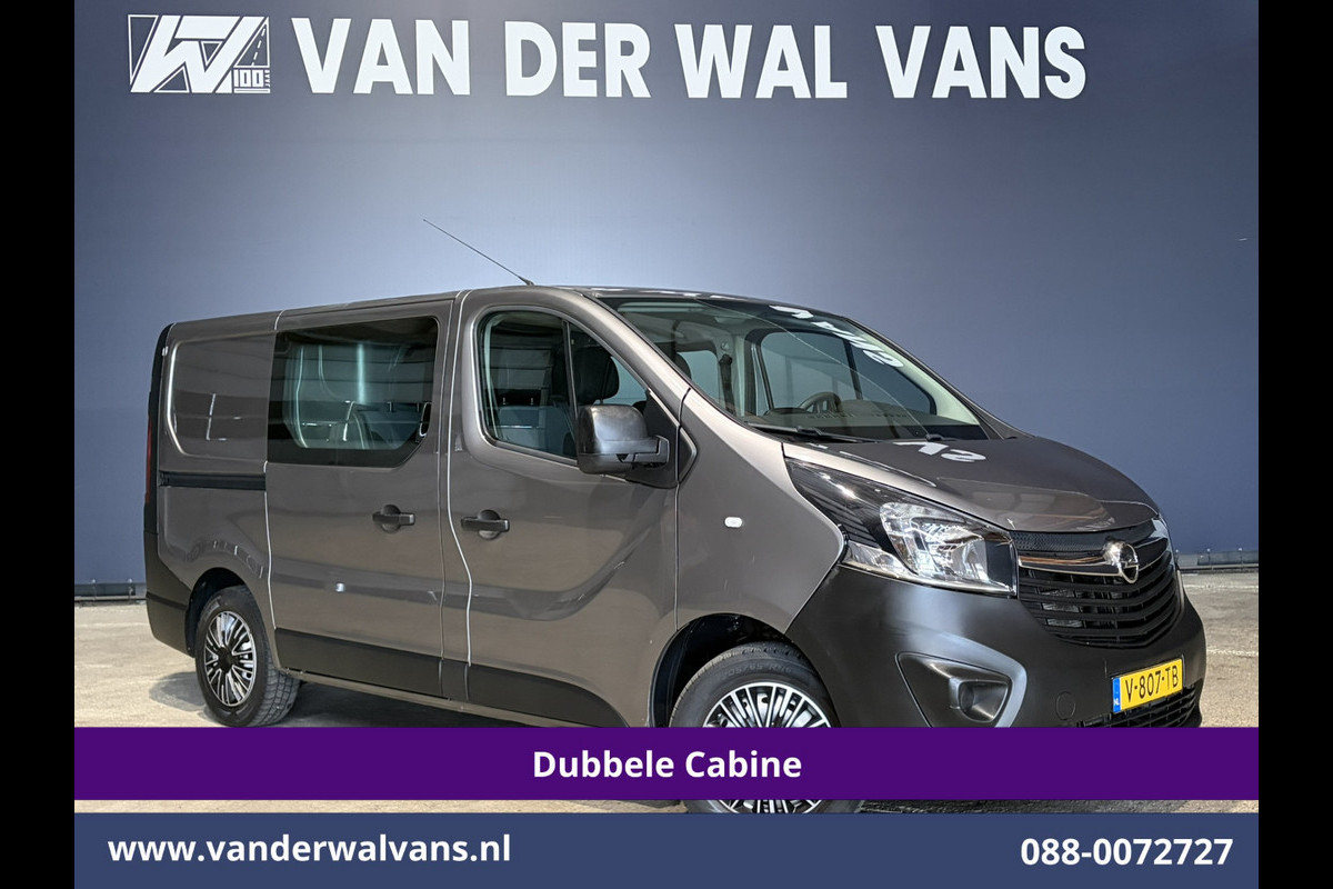 Opel Vivaro 1.6 CDTI 122pk L1H1 Dubbele Cabine Euro6 Airco | 6-Zits | LED | Cruisecontrol | Trekhaak
