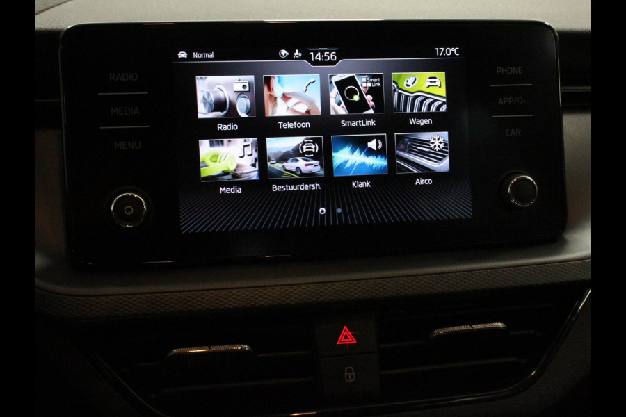 Škoda Kamiq 1.0 TSI 110pk DSG Blackline Navigatie Apple Carplay/Android Auto Adaptive Cruise Control Stoelverwarming Led Climatronic