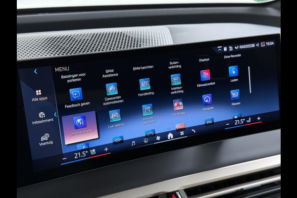 BMW iX xDrive40 Business Edition Plus 77 kWh SOH 100% | DRIVING ASSISTENT PROF. | STOEL + STUURVERWARMING EN MASSAGE| ELEKTRISCHE TREKHAAK| SKYLOUNGE | LASER|