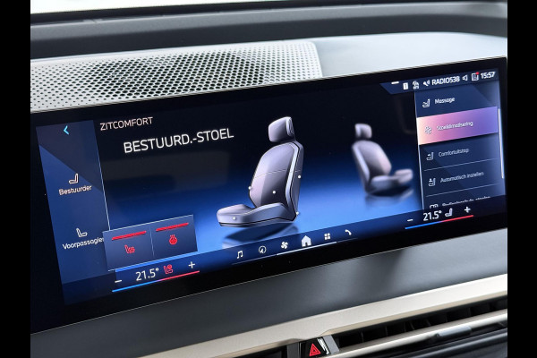 BMW iX xDrive40 Business Edition Plus 77 kWh SOH 100% | DRIVING ASSISTENT PROF. | STOEL + STUURVERWARMING EN MASSAGE| ELEKTRISCHE TREKHAAK| SKYLOUNGE | LASER|