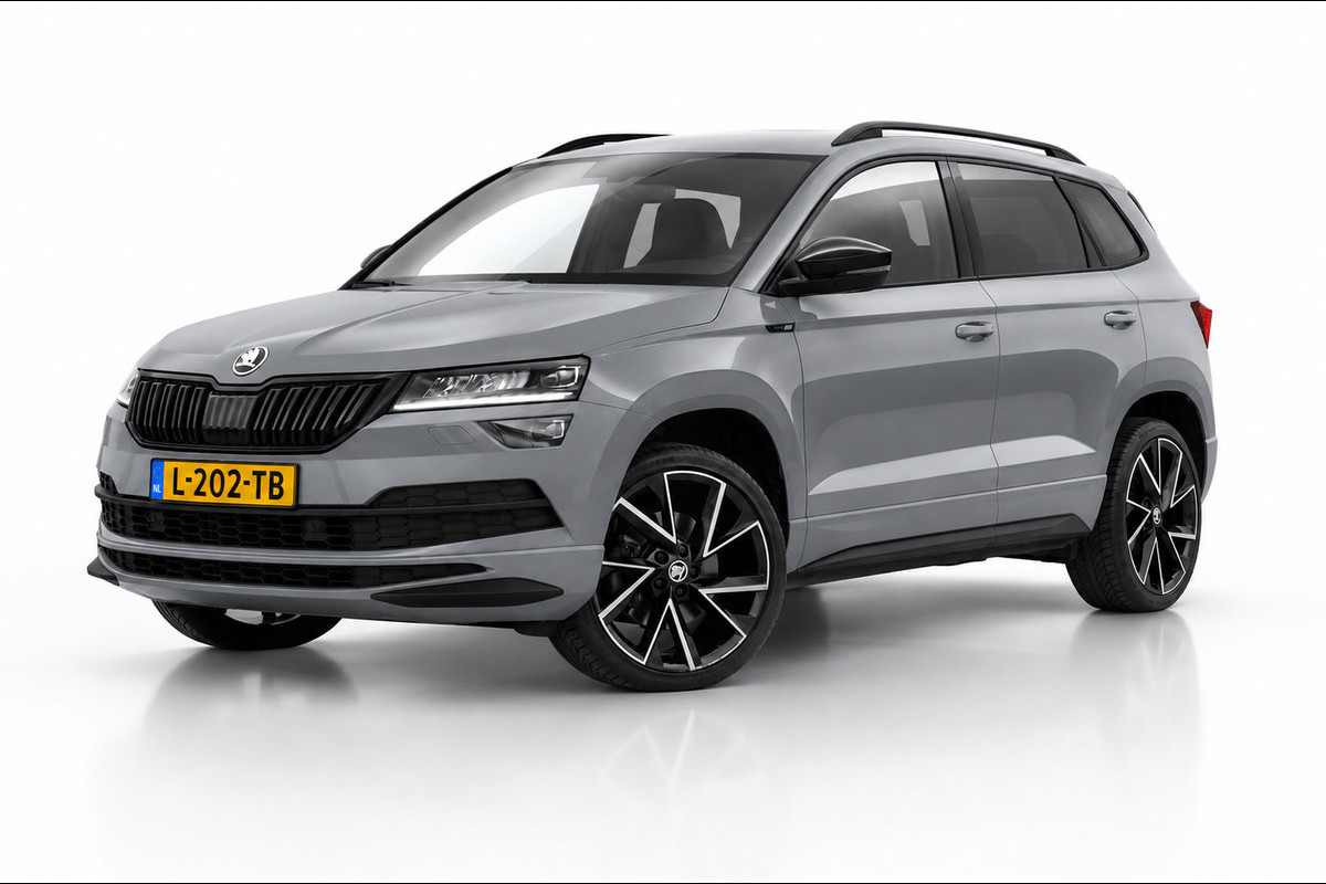 Škoda Karoq 1.5 TSI ACT Sportline | TREKHAAK | STEEL GREY | ADAPTIEVE CRUISE CONTROLE | CAMERA | NAP | STOELVERWARMING | CANTON