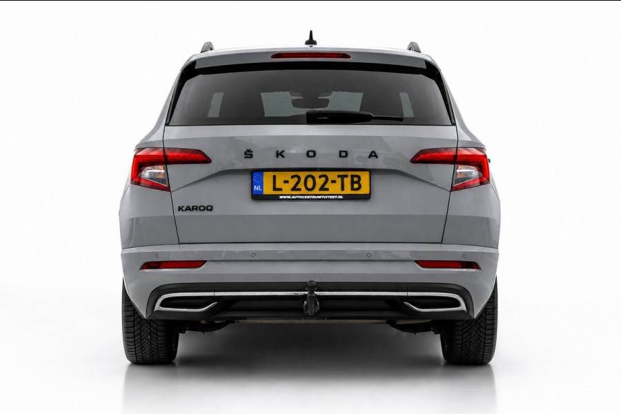 Škoda Karoq 1.5 TSI ACT Sportline | TREKHAAK | STEEL GREY | ADAPTIEVE CRUISE CONTROLE | CAMERA | NAP | STOELVERWARMING | CANTON