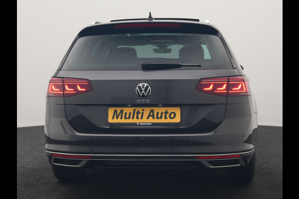 Volkswagen Passat 1.4 TSI GTE Business PHEV 218pk Dealer O.H. | Trekhaak Af Fabriek | Panodak | Adaptive Cruise | Camera | IQ Light | Alcantara Sportstoelen Massage & Verwarmd | Stuur Verwarmd | Keyless | Blis | Sfeerverlichting | Apple Carplay | DAB | Plug In Hybrid |