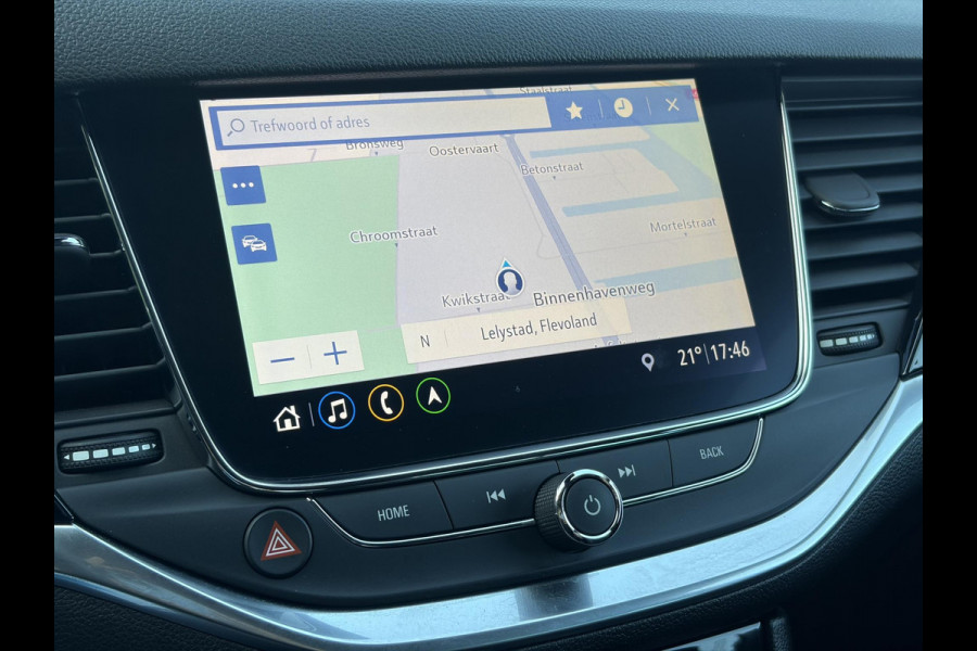 Opel Astra 1.2 Launch Elegance 2e Eigenaar,Camera,Stoelverw-Stuurverw,110pk,Navi,Carplay,Halfleder,Elekt.Stoel,6 Bak,Clima,Cruise,Lm velgen,Pdc V+A,N.A.P,Net beurt gehad,Apk tot 09-2028
