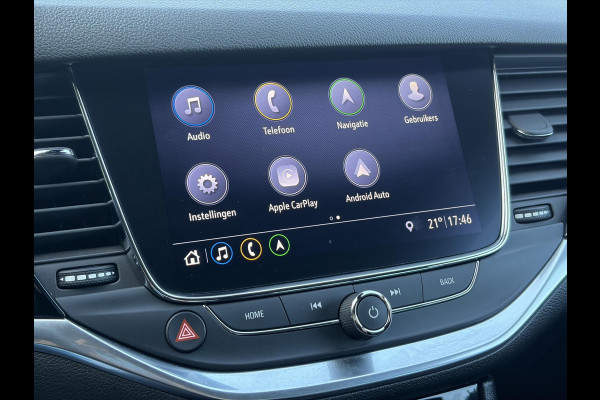 Opel Astra 1.2 Launch Elegance 2e Eigenaar,Camera,Stoelverw-Stuurverw,110pk,Navi,Carplay,Halfleder,Elekt.Stoel,6 Bak,Clima,Cruise,Lm velgen,Pdc V+A,N.A.P,Net beurt gehad,Apk tot 09-2028