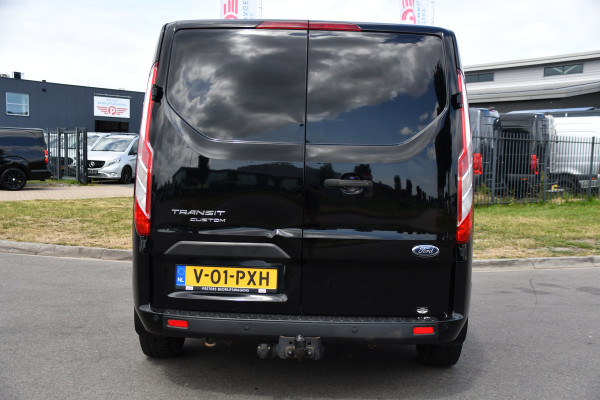 Ford Transit Custom 300 2.0 TDCI L2H1 Black Edition MARGE, Cruise, Carplay, LED, Sensoren, 130pk, Automaat, Multimedia, Sensoren, Uniek!
