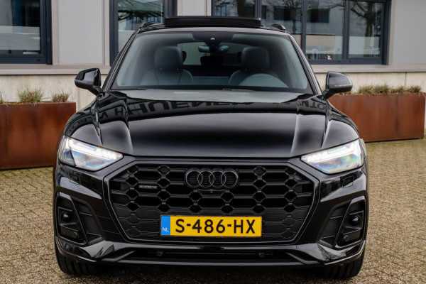 Audi Q5 45 2.0 TFSI Quattro Pro Line S S-Line 265pk Automaat! Panoramadak|Virtual Cockpit|Kuipstoelen|360 Camera|B&O|Black|22inch