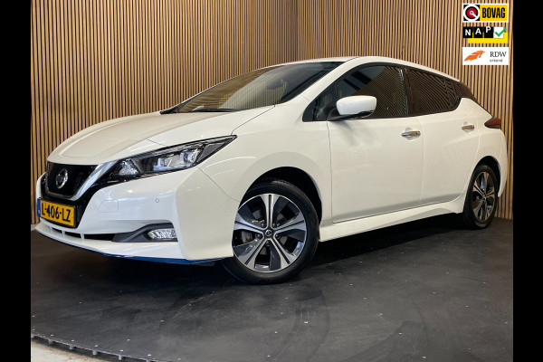 Nissan Leaf E+ N-Connecta 62 kWh|GROTE ACCU|91%SOH|ACC|CARPLAY|CAMERA 360+V+A|STOEL+STUURVERW.|PDC V+A|NAP|NL-AUTO|INCL.BTW|1e EIG