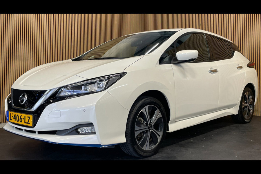 Nissan Leaf E+ N-Connecta 62 kWh|GROTE ACCU|91%SOH|ACC|CARPLAY|CAMERA 360+V+A|STOEL+STUURVERW.|PDC V+A|NAP|NL-AUTO|INCL.BTW|1e EIG