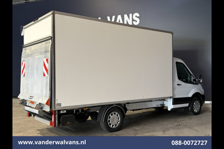 Ford Transit 2.0 TDCI 131pk Bakwagen Laadklep Euro6 Airco | 1040kg laadvermogen | Cruisecontrol | Verwarmde voorruit Bijrijdersbank