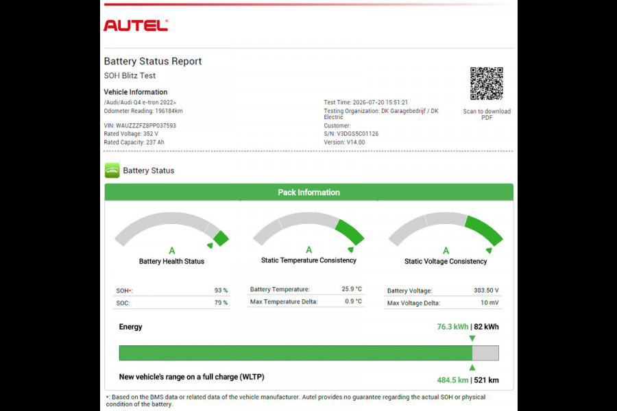 Audi Q4 e-tron 40 Advanced Edition 77 kWh|93%SOH|ELEK.TREKHAAK|ACC|APPLE CARPLAY|STOELVERW|NAVIGATIE|NL-AUTO|NAP|1e EIG|INCL. BTW|