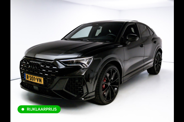 Audi RS Q3 Sportback RSQ3 2.5 TFSI Quattro | Ruitjesleer | Panoramadak | Adaptive cruise | Wegklapbare trekhaak | Sonos | Navigatie El.verstelbare stoelen met stoelverwarming, Carplay/Android auto, 360 camera, Electrische achterklep
