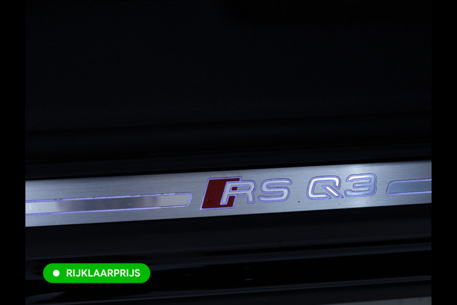 Audi RS Q3 Sportback RSQ3 2.5 TFSI Quattro | Ruitjesleer | Panoramadak | Adaptive cruise | Wegklapbare trekhaak | Sonos | Navigatie El.verstelbare stoelen met stoelverwarming, Carplay/Android auto, 360 camera, Electrische achterklep
