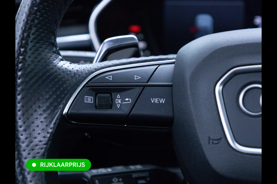 Audi RS Q3 Sportback RSQ3 2.5 TFSI Quattro | Ruitjesleer | Panoramadak | Adaptive cruise | Wegklapbare trekhaak | Sonos | Navigatie El.verstelbare stoelen met stoelverwarming, Carplay/Android auto, 360 camera, Electrische achterklep