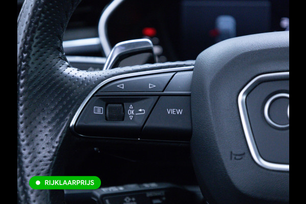 Audi RS Q3 Sportback RSQ3 2.5 TFSI Quattro | Ruitjesleer | Panoramadak | Adaptive cruise | Wegklapbare trekhaak | Sonos | Navigatie El.verstelbare stoelen met stoelverwarming, Carplay/Android auto, 360 camera, Electrische achterklep