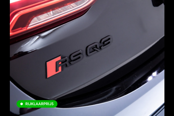 Audi RS Q3 Sportback RSQ3 2.5 TFSI Quattro | Ruitjesleer | Panoramadak | Adaptive cruise | Wegklapbare trekhaak | Sonos | Navigatie El.verstelbare stoelen met stoelverwarming, Carplay/Android auto, 360 camera, Electrische achterklep