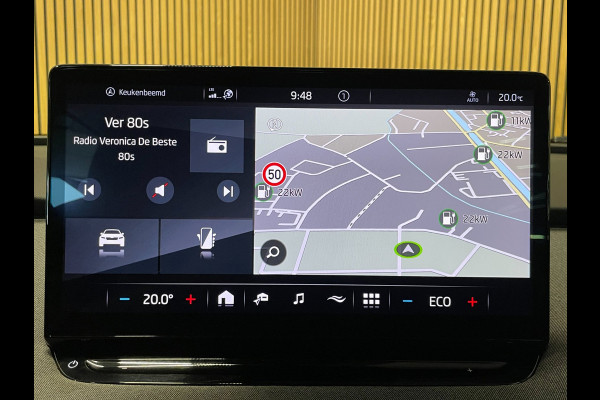 Škoda ENYAQ iV 80|91% SOH|GROTE ACCU|ELEK.TREKHAAK|STOELVERW|CARPLAY/ANDROID|CAMERA|NAVIGATIE|NAP|NL-AUTO|INCL. BTW|1e EIGENAAR|