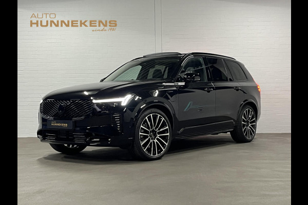 Volvo XC90 2.0 T8 Plug-in hybrid AWD Ultra Dark Luchtvering | Bowers & Wilkins | Adapt. cruise | Open dak | Massage | 360 camera | Head-up | Stoelventilatie/-verwarming | 22" wielen