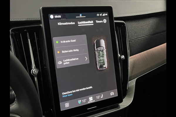 Volvo XC90 2.0 T8 Plug-in hybrid AWD Ultra Dark Luchtvering | Bowers & Wilkins | Adapt. cruise | Open dak | Massage | 360 camera | Head-up | Stoelventilatie/-verwarming | 22" wielen