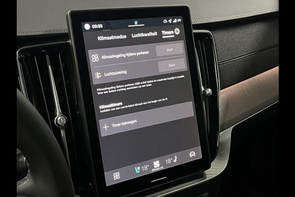 Volvo XC90 2.0 T8 Plug-in hybrid AWD Ultra Dark Luchtvering | Bowers & Wilkins | Adapt. cruise | Open dak | Massage | 360 camera | Head-up | Stoelventilatie/-verwarming | 22" wielen