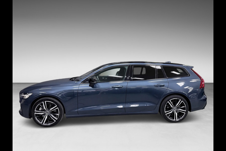 Volvo V60 2.0 T6 AWD R-Design LONG-RANGE BLACK-LINE PANO/LEDER/H-UP/H&K/STOEL-M/ADAPT-CRUISE/DAB/CARPLAY/CAM///