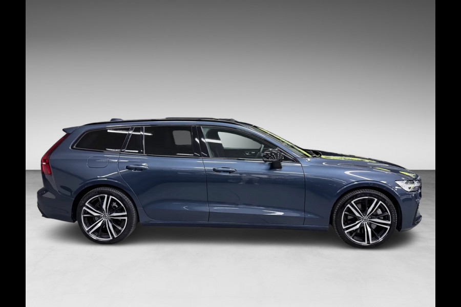 Volvo V60 2.0 T6 AWD R-Design LONG-RANGE BLACK-LINE PANO/LEDER/H-UP/H&K/STOEL-M/ADAPT-CRUISE/DAB/CARPLAY/CAM///