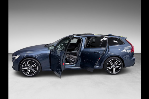 Volvo V60 2.0 T6 AWD R-Design LONG-RANGE BLACK-LINE PANO/LEDER/H-UP/H&K/STOEL-M/ADAPT-CRUISE/DAB/CARPLAY/CAM///
