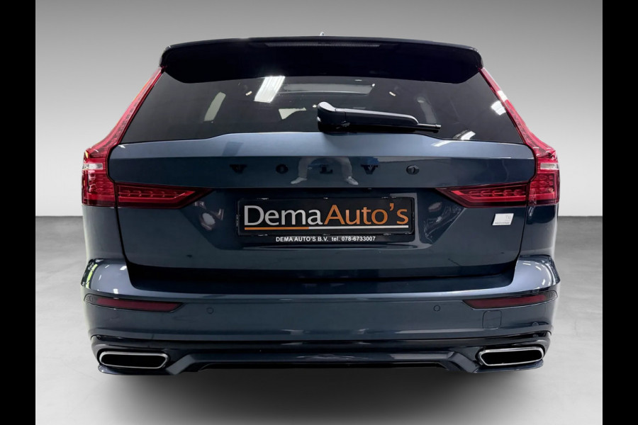 Volvo V60 2.0 T6 AWD R-Design LONG-RANGE BLACK-LINE PANO/LEDER/H-UP/H&K/STOEL-M/ADAPT-CRUISE/DAB/CARPLAY/CAM///
