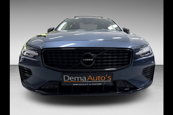 Volvo V60 2.0 T6 AWD R-Design LONG-RANGE BLACK-LINE PANO/LEDER/H-UP/H&K/STOEL-M/ADAPT-CRUISE/DAB/CARPLAY/CAM///