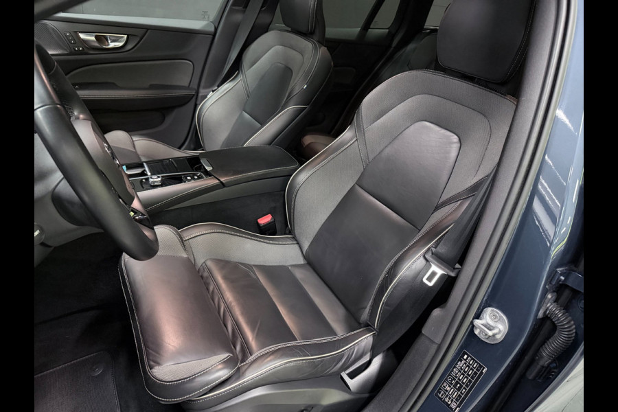 Volvo V60 2.0 T6 AWD R-Design LONG-RANGE BLACK-LINE PANO/LEDER/H-UP/H&K/STOEL-M/ADAPT-CRUISE/DAB/CARPLAY/CAM///
