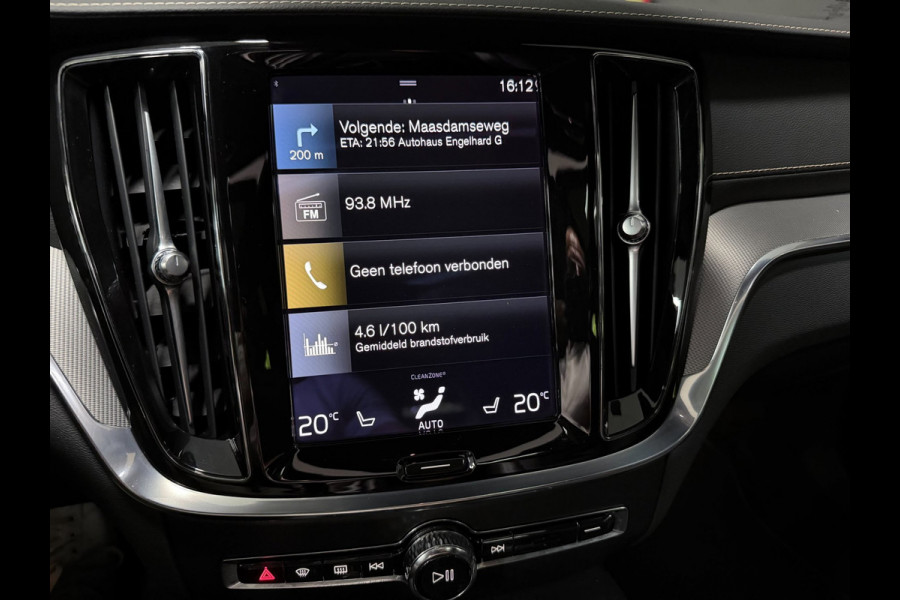 Volvo V60 2.0 T6 AWD R-Design LONG-RANGE BLACK-LINE PANO/LEDER/H-UP/H&K/STOEL-M/ADAPT-CRUISE/DAB/CARPLAY/CAM///