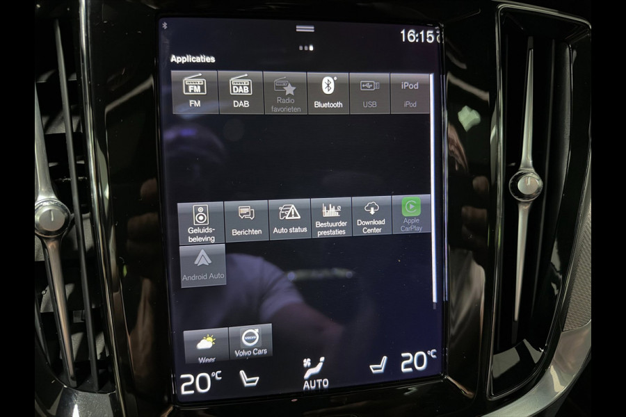 Volvo V60 2.0 T6 AWD R-Design LONG-RANGE BLACK-LINE PANO/LEDER/H-UP/H&K/STOEL-M/ADAPT-CRUISE/DAB/CARPLAY/CAM///