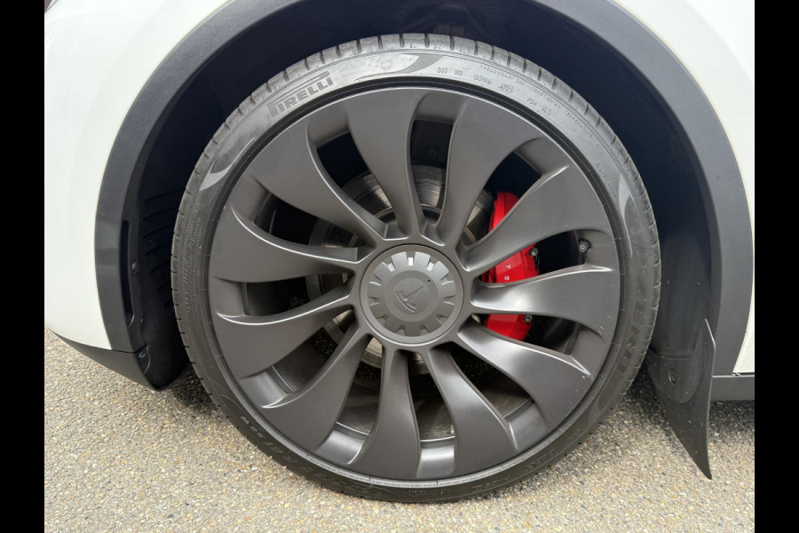 Tesla Model Y Performance AWD 75 kWh 21 INCH TURBINE VELGEN | TESLA GARANTIE T/M 01-2028 OF 80.000 KM | ACCU & AANDRIJFLIJN GARANTIE T/M 01-2032 OF 192.000 KM | ALL IN RIJKLAAR PRIJS |