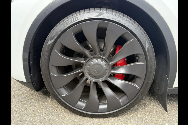 Tesla Model Y Performance AWD 75 kWh 21 INCH TURBINE VELGEN | TESLA GARANTIE T/M 01-2028 OF 80.000 KM | ACCU & AANDRIJFLIJN GARANTIE T/M 01-2032 OF 192.000 KM | ALL IN RIJKLAAR PRIJS |