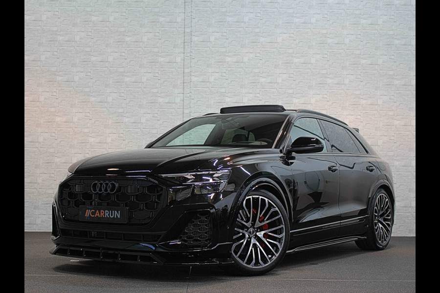 Audi Q8 60e 490pk Full Options! #RS-Stoelen | 4WS | OLED | Laser-LED | Carbon | Massage | Ventilatie | Valcona Leder+ Pakket | B&O Sound 23'' | Alcantara hemel | Head-Up | Soft-Close | Panodak | 2x Memory | Trekhaak | Keyless-Entry | Luchtvering | Nw.Pr. 155.000,= | Fabrieksgarantie | Direct rijden.