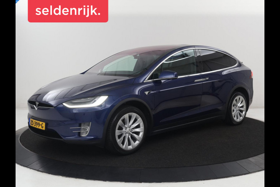 Tesla Model X Long Range | SOH 100% | Panoramadak | Trekhaak | 360 Camera | Stoel & Stuurverwarming | Adaptive cruise | Navigatie | DAB+ | Bluetooth | Climate control | Self-driving | Sfeerverlichting