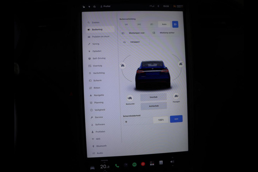 Tesla Model X Long Range | SOH 100% | Panoramadak | Trekhaak | 360 Camera | Stoel & Stuurverwarming | Adaptive cruise | Navigatie | DAB+ | Bluetooth | Climate control | Self-driving | Sfeerverlichting
